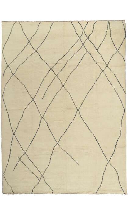 10 x 13 Large Organic Modern Moroccan Rug 80698