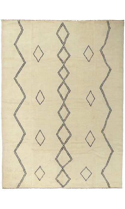 10 x 13 Modern Tribal Moroccan Area Rug 80700