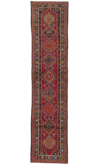 3 x 11 Vintage Persian Shiraz Runner 61074