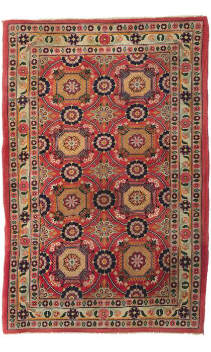 3 x 4 Vintage Persian Bijar Rug 61041