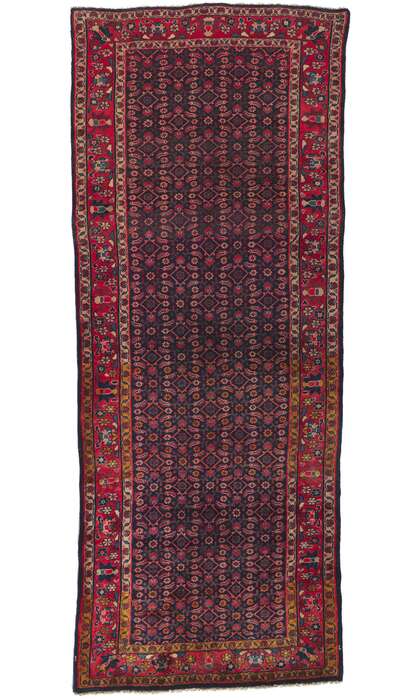 4 x 10 Vintage Persian Malayer Runner 61056