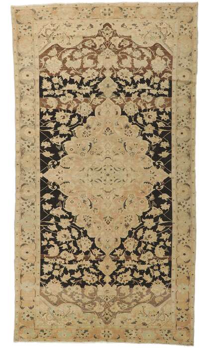 5 x 10 Antique Persian Faridan Rug 60959
