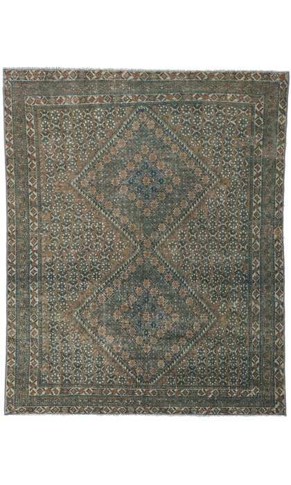 5 x 6 Antique Persian Afshar Rug 60963