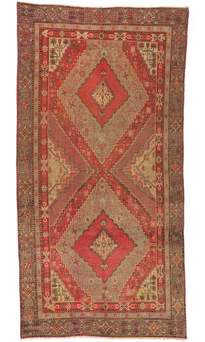 6 x 12 Vintage Turkestan Khotan Rug 73810