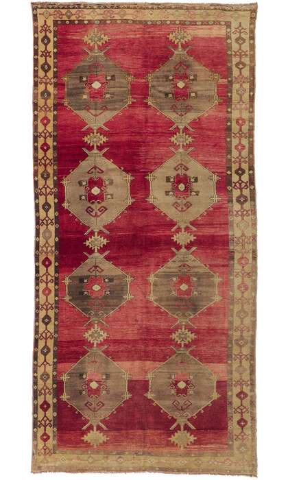 6 x 12 Vintage Turkish Oushak Rug 51445