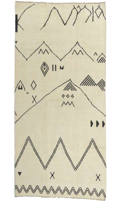 6 x 13 Organic Modern Moroccan Rug 80708