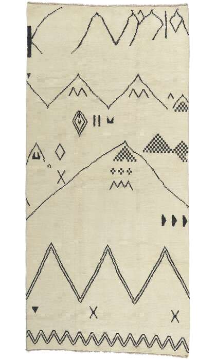 6 x 13 Organic Modern Moroccan Rug 80708