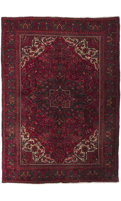 7 x 10 Vintage Persian Heriz Rug 61032