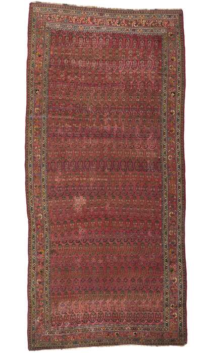 7 x 15 Antique Kurdish Rug 61049