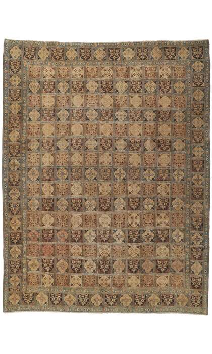9 x 11 Antique Persian Bakhtiari Rug 76841