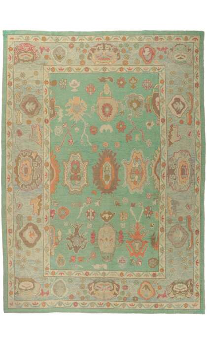 10 x 14 Colorful Oushak Rug 53808