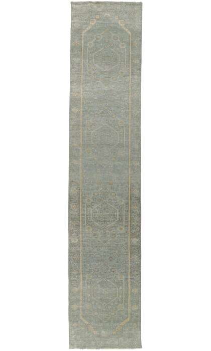 3 x 14 Modern Oushak Rug Runner Vintage Style 30723