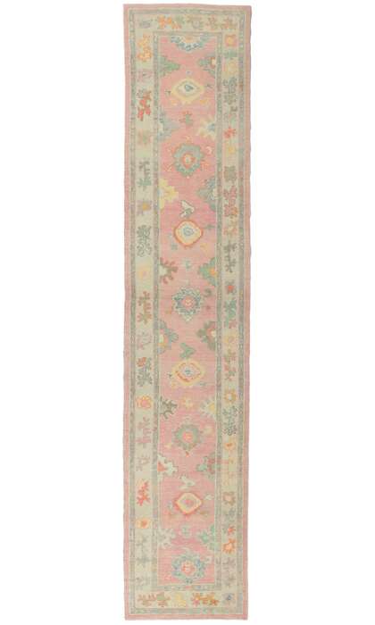 3 x 14 Contemporary Turkish Oushak Runner 53825