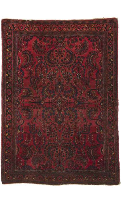 3 x 5 Antique Persian Sarouk Rug 78238