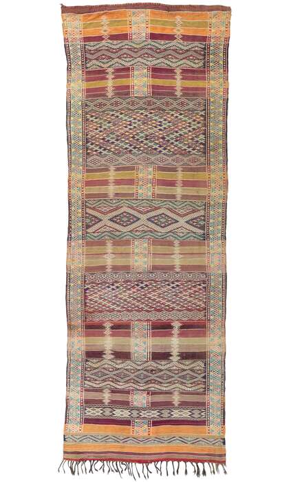 5 x 13 Vintage Moroccan Kilim Rug 21192