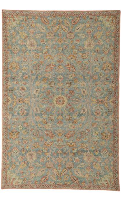 5 x 8 Contemporary Distressed Rug 30785