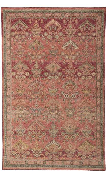 5 x 8 Contemporary Distressed Rug 30786