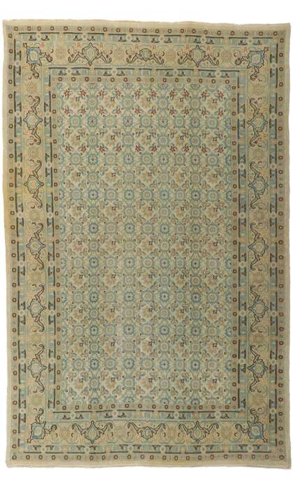 6 x 10 Antique Persian Mashad Rug 51543