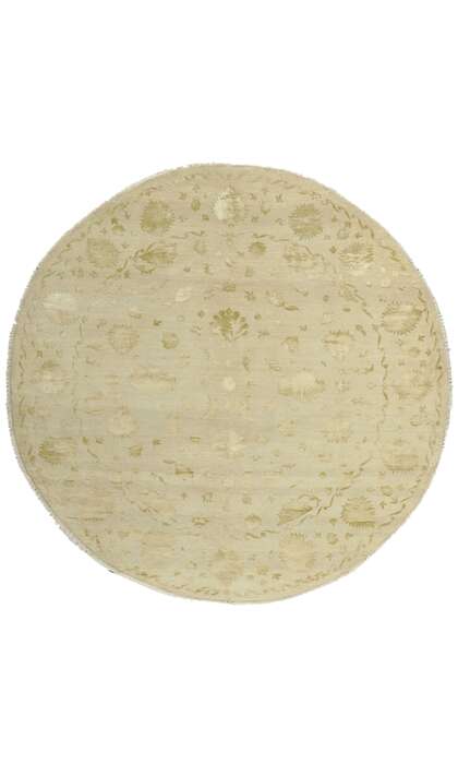 8 x 8 Transitional Oushak Rug 30286