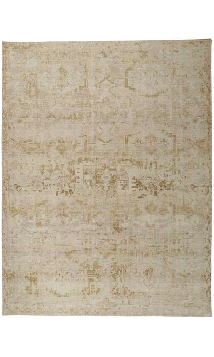 9 x 12 Contemporary Distressed Rug 30788