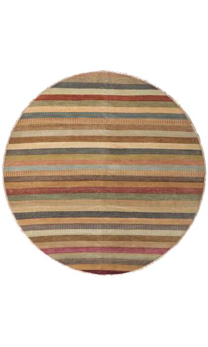 9 x 9 Round Striped Area Rug 30300