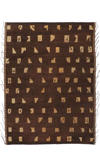 10 x 14 Earth-Tone Moroccan Rug 80810