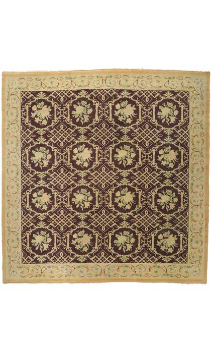 11 x 11 Antique European Garden Rug 77078