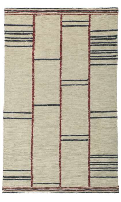 3 x 5 Swedish Inspired Kilim Rug 30806