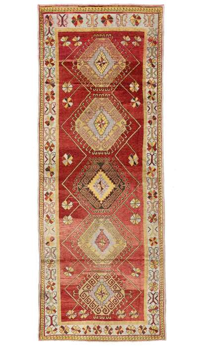 4 x 12 Vintage Turkish Oushak Rug 50728