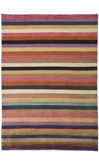 6 x 9 Modern Striped Area Rug 80746