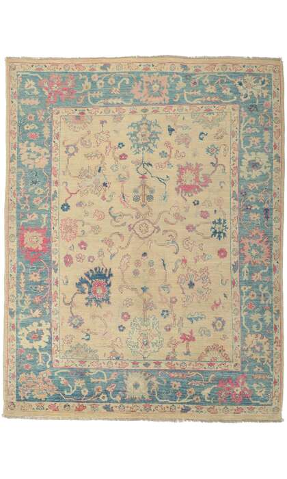 8 x 10 Contemporary Oushak Rug 80720