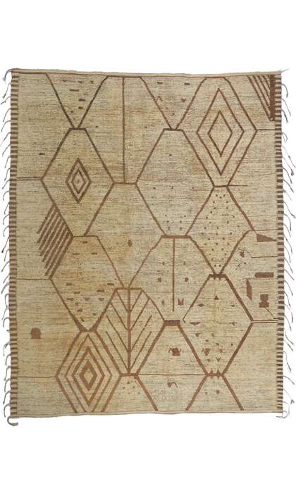 9 x 12 Earth-Tone Moroccan Rug 80803