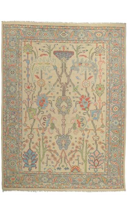 9 x 12 Colorful Oushak Rug 80732