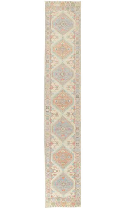 3 x 17 Colorful Oushak Runner 80881