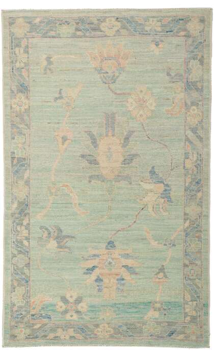 3 x 5 Colorful Oushak Rug 80844