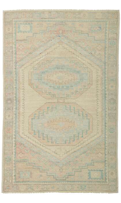 3 x 5 Colorful Oushak Rug 80848