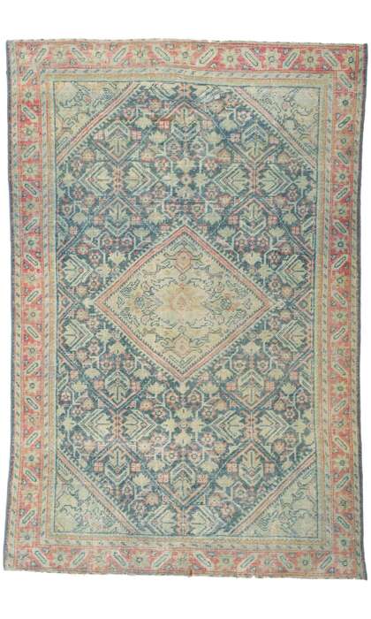 4 x 7 Antique Persian Mahal Rug 61128