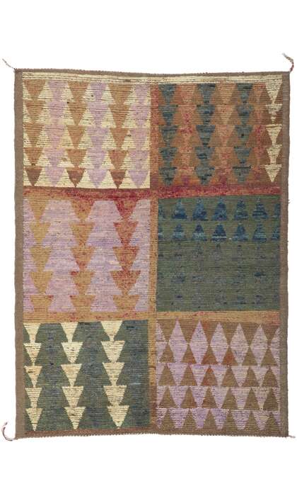 6 x 8 Earth-Tone Moroccan Rug 80785