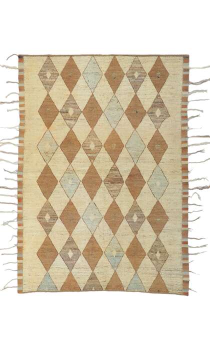 6 x 9 Earth-Tone Moroccan Rug 80784