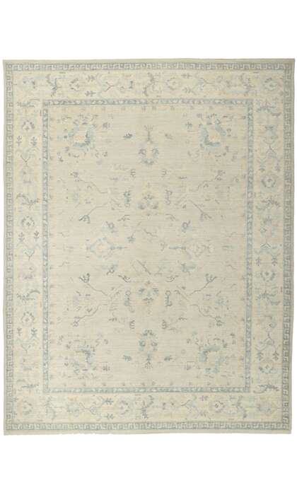 9 x 12 Vintage-Inspired Oushak Rug 80909