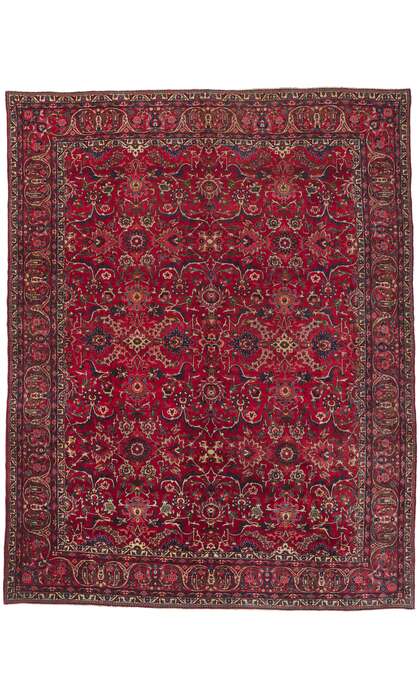 11 x 14 Antique Persian Bakhtiari Rug 61109