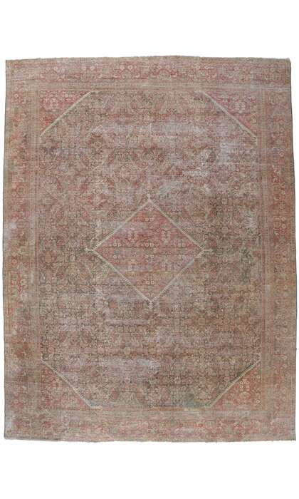 12 x 16 Antique Persian Mahal Rug 61115