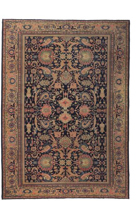 12 x 16 Vintage Persian Mahal Rug 78350