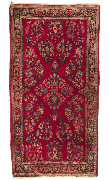 3 x 5 Vintage Persian Sarouk Rug 78315