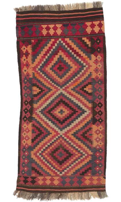 3 x 6 Vintage Afghan Maimana Kilim Rug 77761