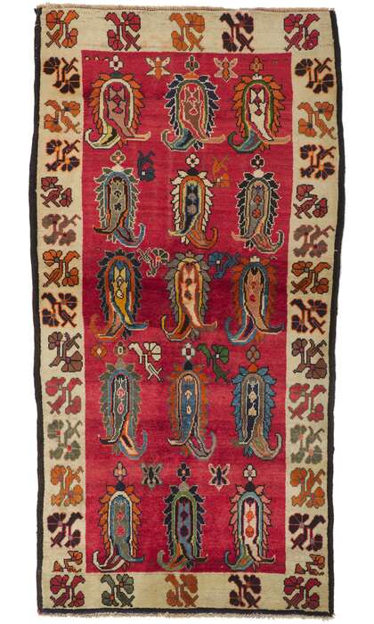 4 x 7 Vintage Persian Shiraz Rug 61161