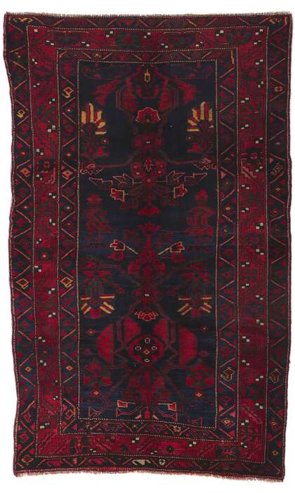 5 x 8 Vintage Persian Baluch Rug 61151