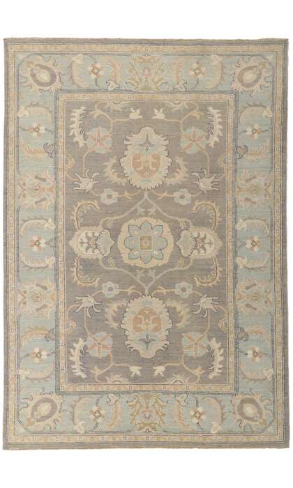 6 x 9 Contemporary Oushak Rug 80941