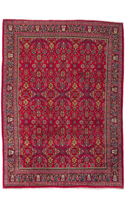 9 x 12 Vintage Persian Mahal Rug 61095