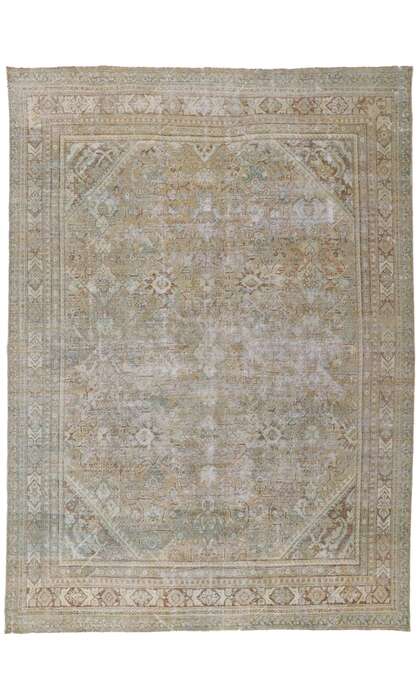 9 x 13 Antique Persian Mahal Rug 61170